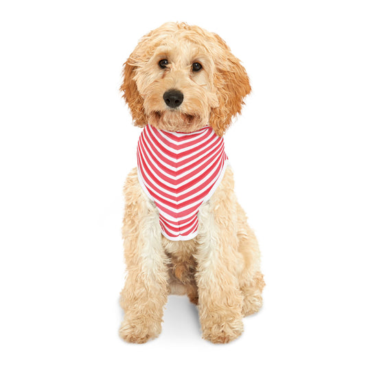 Striped Custom Dog Name Hoodie