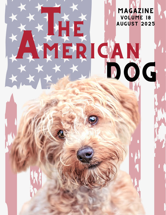The American Dog” Magazine Cover – Poster or Canvas - Personalized with Your Dog’s Photo