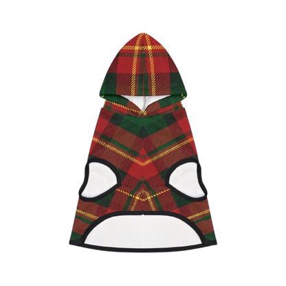 Custom Dog Name Plaid Hoodie