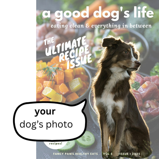 A Good Dog’s Life Custom Dog Magazine Cover - Poster or Canvas– The Ultimate Recipe Edition