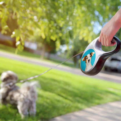 Custom Dog Photo Retractable Leash – Personalized Dog Accessory