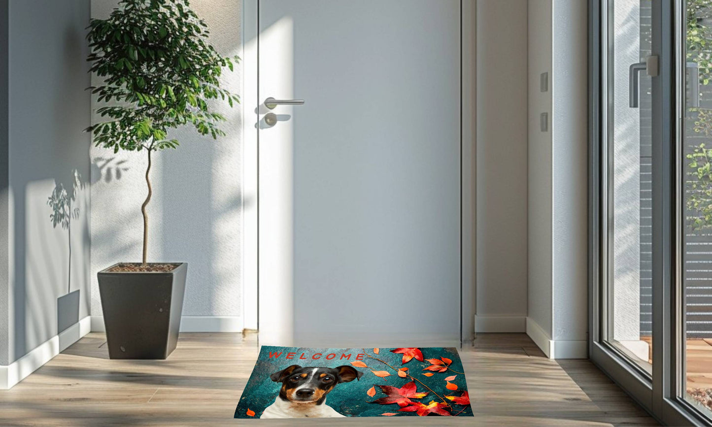 Custom Dog Welcome Doormat – Personalized Dye Sublimation Entry Rug